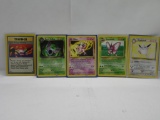 Vintage Lot of 5 WOTC BLACK STAR RARE Pokemon Trading Cards from Massive Collection