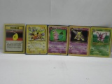 Vintage Lot of 5 WOTC BLACK STAR RARE Pokemon Trading Cards from Massive Collection