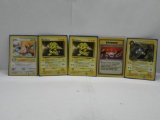 Vintage Lot of 5 WOTC BLACK STAR RARE Pokemon Trading Cards from Massive Collection