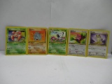 Vintage Lot of 5 WOTC 1ST EDITION Pokemon Trading Cards from Binder Collection