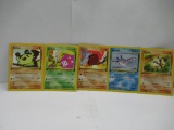 Vintage Lot of 5 WOTC 1ST EDITION Pokemon Trading Cards from Binder Collection