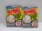 2 Pack Lot of Factory Sealed 1989 FLEER BASEBALL 15 Card Packs - Griffey Rookie?