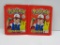 Lot of 2 Factory Sealed 1999 Pokemon STICKERS 6 Collectible Sticker Packs