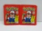 Lot of 2 Factory Sealed 1999 Pokemon STICKERS 6 Collectible Sticker Packs