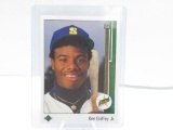 1989 Upper Deck Baseball #1 KEN GRIFFEY JR Seattle Mariners Rookie Trading Card from Cool Collection