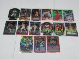 15 Card Lot of Sports Card REFRACTORS and PRIZMS with Stars and Rookies