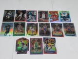 15 Card Lot of Sports Card REFRACTORS and PRIZMS with Stars and Rookies