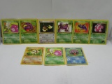 9 Card Lot of Pokemon 1ST EDITION Vintage Trading Cards from Collection