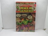 Vintage Marvel Comics MARVEL SUPER-HEROES #54 Hulk Sub-Mariner Bronze Age Comic Book from Awesome