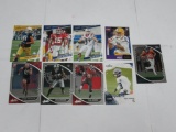 9 Card Lot of FOOTBALL ROOKIE Cards from Huge Collection - Mostly Newer Sets!