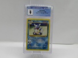 CGC Graded 1999 Pokemon Base Set Unlimited #42 WARTORTLE Trading Card - MINT 9