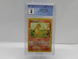 CGC Graded 1999 Pokemon Base Set Unlimited #46 CHARMANDER Trading Card - NM-MT 8