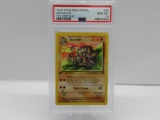 PSA Graded 1999 Pokemon Fossil 1st Edition #37 GRAVELER Trading Card - GEM MINT 10