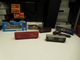 Lot of HO scale train cars