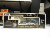 K-Line Kennecott Copper O gauge classic crane car #K681-7501