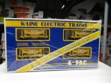 K-Line 4-pack 4 car set