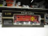 K-Line O scale classic extended vision caboose #K613-1051