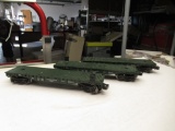 3- US Army flatcars