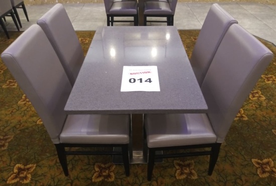 1 table 4 chairs