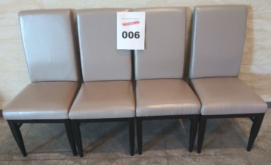 Four waiting area chairs