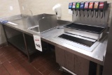 Complete stainless steel, soda station