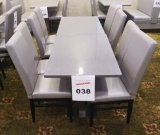 Two tables and 8 chairs