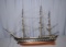 Large Wooden Ship Model