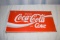 Double Sided Vintage Metal Coca Cola Sign