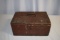 Early Wooden Box in Red Paint