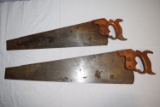 A Pair of Disston & Sons Saws