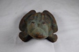 Cast Iron Doorstop Frog