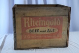 Rheingold Beer and Ale Wooden Crate