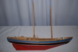 Wooden Boat Model Unfinished