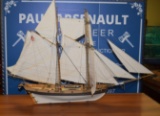 Model of Lynx 1812 Ship with Case