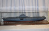 Very Navy Ship Model In Case