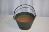Large Cast Iron Bucket With Handle