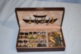 Assortment of Cuff Links and Tie Clips and Pins