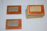 1956 Topps Davy Crockett Orange Back Complete Set