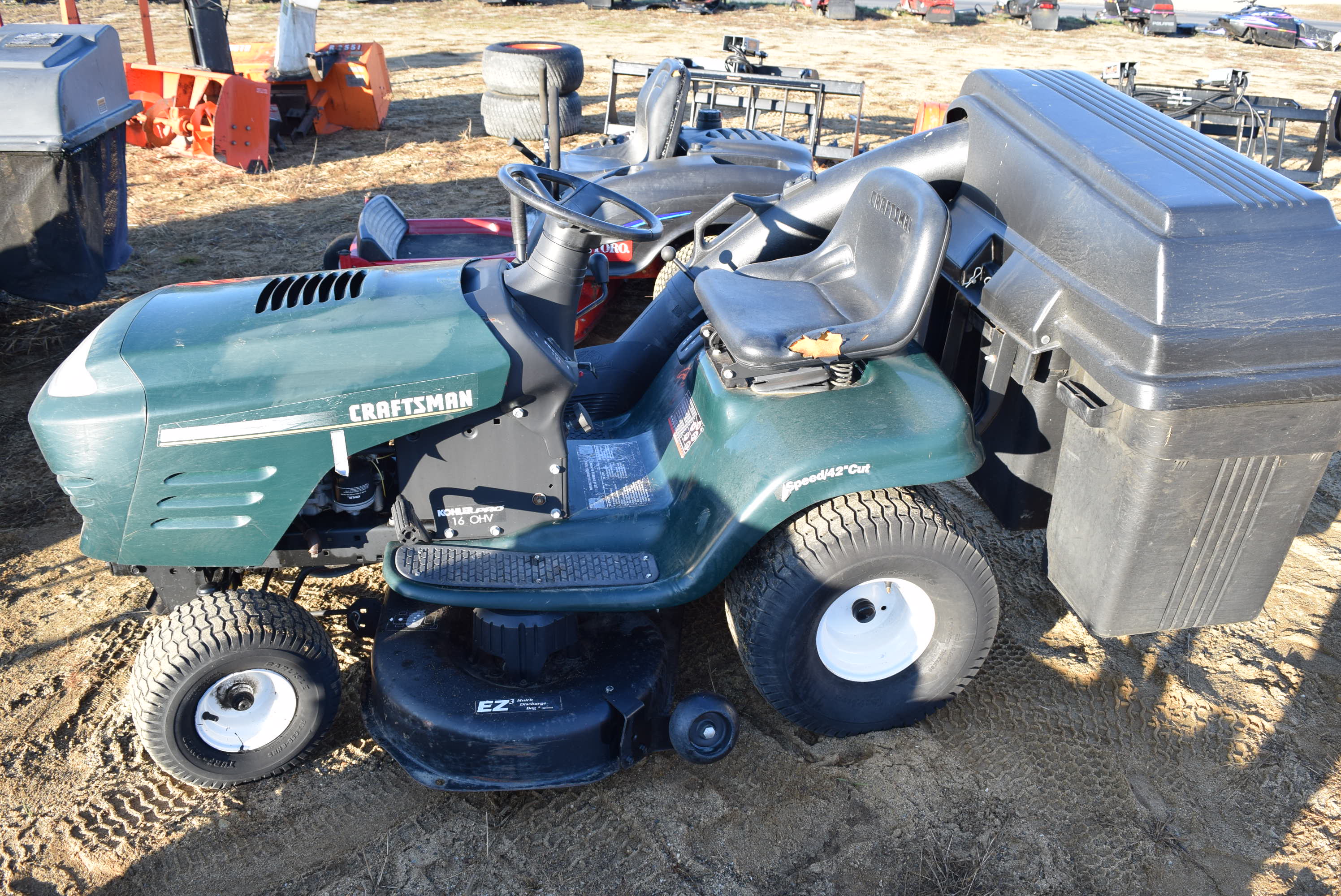 Craftsman Riding Lawn Mower With Bag System Proxibid