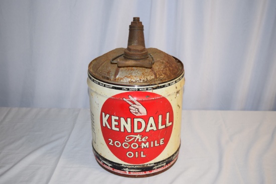 Vintage 5G  Kendall The 2000 Mile Oil Can