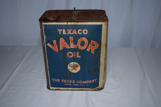 Vintage Texaco Valor Oil Can