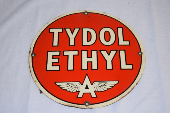 Tydol Ethyl Original Gas Pump Plate