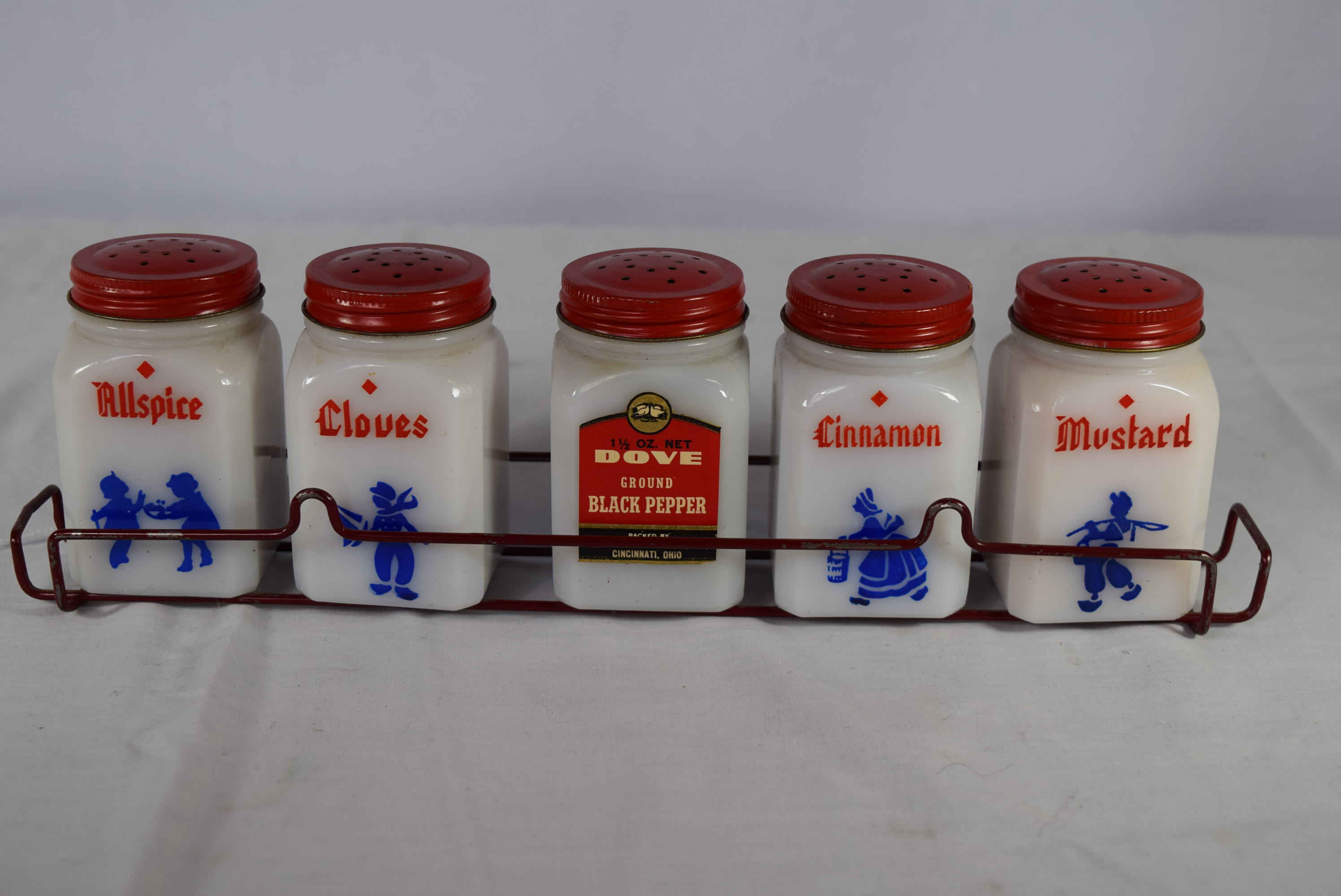 Mini Mason Jar Spice Organization Using 4 oz Glass Jars - Blue and Hazel