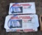 Lot of Two Solar Powered Battery Charger