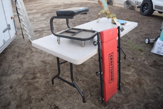 Craftsman Metal Frame Creeper and Rolling Tool Seat