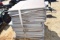 Pallet full of metal panels