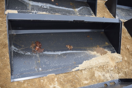 NEW 72 Inch Kivel Skid Steer Bucket