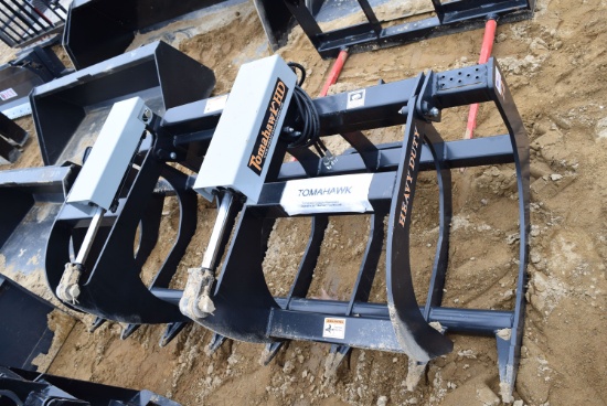 NEW 72 Inch Tomahawk HD Dual Cylinder Root Grapple