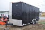 2016 Diamond Cargo 16 Foot Enclosed Trailer