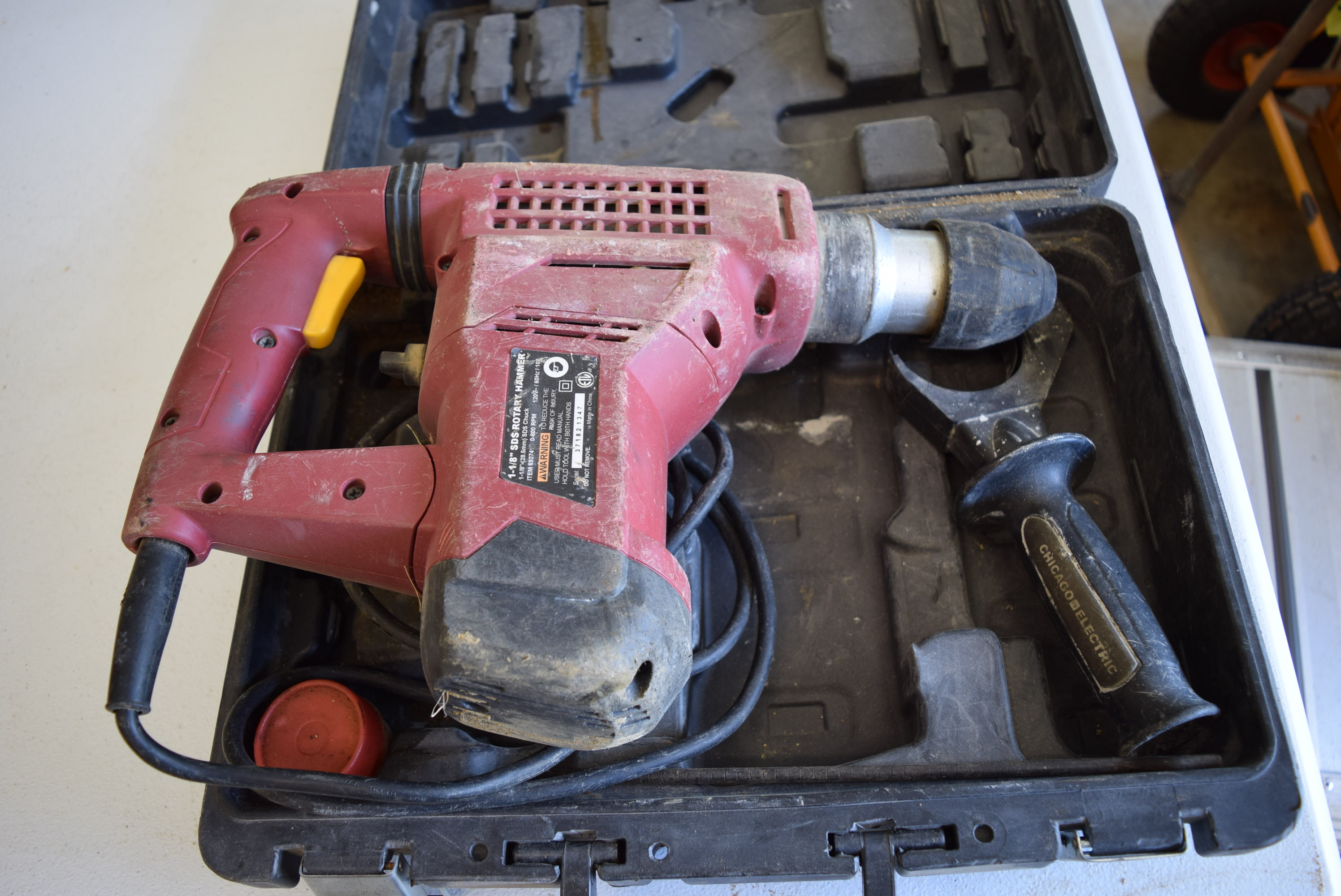 Chicago electric sds rotary hammer hotsell